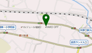 ホビーオフ稲城矢野口店の地図画像