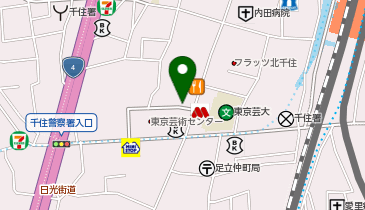 ホビーオフ北千住店の地図画像