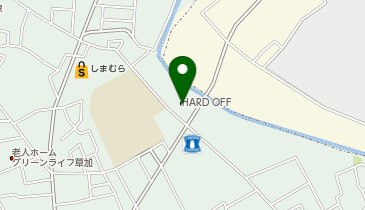 ホビーオフ草加瀬崎店の地図画像