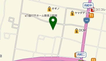 ホビーオフ甲府向町店の地図画像