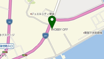 ホビーオフ東長崎店の地図画像