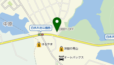 ホビーオフ春日白水店の地図画像