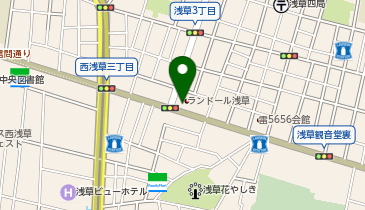 ホビーオフ浅草店の地図画像