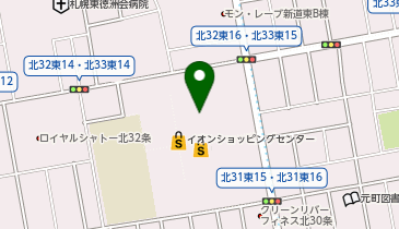 ホビーオフイオン札幌元町店の地図画像