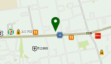 ホビーオフ草加店の地図画像