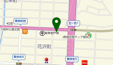 アイサポ岐阜東興店の地図画像