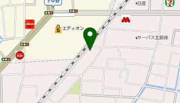 アイサポ岡山下中野店の地図画像