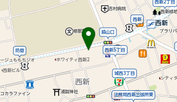 アイサポ西新店の地図画像