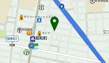 iPhone修理アイサポ 大阪あべの店の地図画像