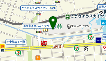 アイサポとうきょうスカイツリー駅前店の地図画像