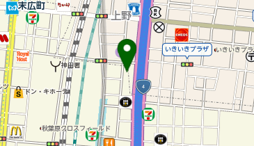 アイサポ秋葉原店の地図画像