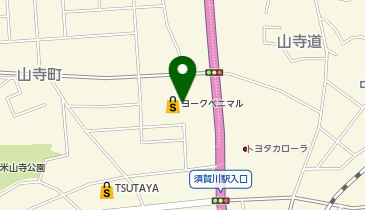 アイサポヨークベニマル須賀川西店の地図画像