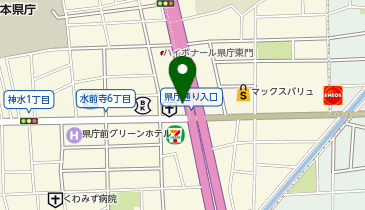 アイサポ熊本店の地図画像