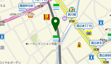 アイサポ天神今泉店の地図画像