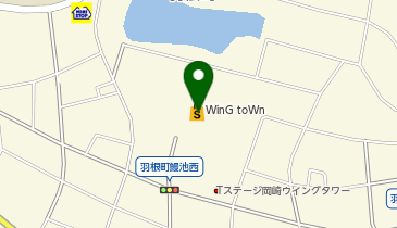 アイサポウイングタウン岡崎店の地図画像