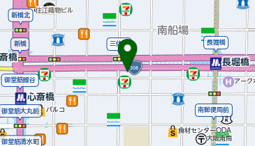 iPhone修理アイサポ 心斎橋店の地図画像