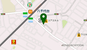 iPhone修理アイサポ ユアエルム八千代台店の地図画像
