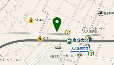 iPhone修理アイサポ 京成大久保店の地図画像