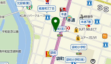 アイサポ広島本通店の地図画像