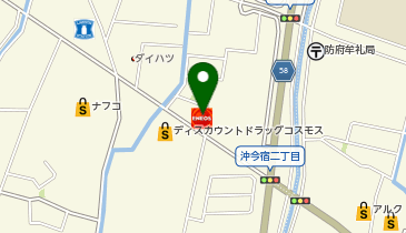 iPhone修理アイサポ 防府東店の地図画像