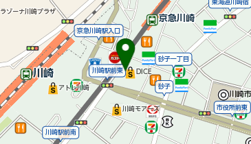 iPhone修理アイサポ 川崎店の地図画像