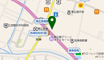 アイサポ東広島西条店の地図画像