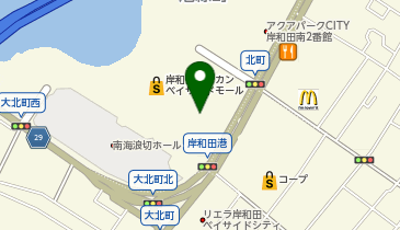 アイサポ岸和田カンカンベイサイドモール店の地図画像