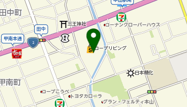 アイサポコープリビング甲南店の地図画像