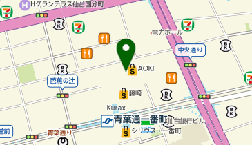 おたからや 仙台一番町店(マーブルロード)の地図画像