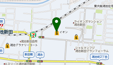 おたからや イオン鴻池店の地図画像