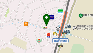 おたからや 日吉中央通り店の地図画像