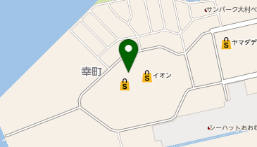おたからや イオン大村店の地図画像