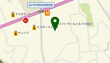 おたからや メルクス田川店の地図画像