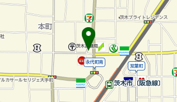 おたからや 阪急本通店の地図画像