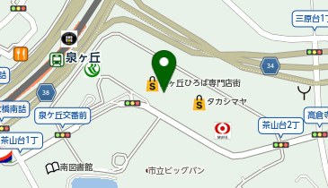 おたからや 泉ケ丘駅南口店の地図画像