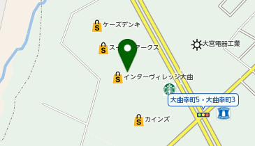 おたからや インターヴィレッジ大曲店の地図画像