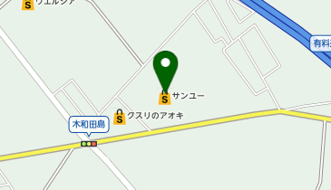 おたからや サンユー大沢店の地図画像