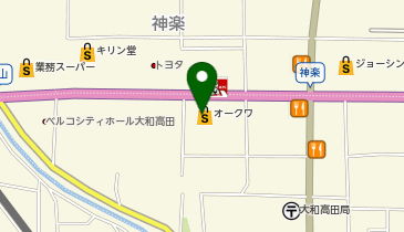 おたからや オークワ高田神楽店の地図画像