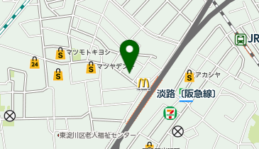 おたからや 淡路駅前店の地図画像