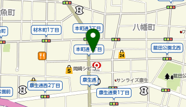 おたからや 本町通店の地図画像