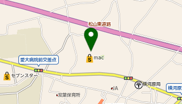 おたからや mac東温樋口店の地図画像