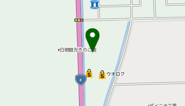 おたからや 白根大通店の地図画像