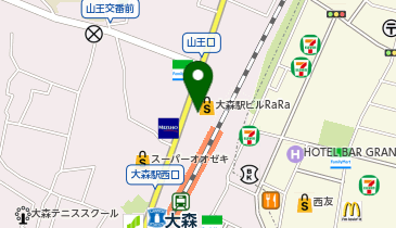 おたからや 大森駅ビルララ店の地図画像