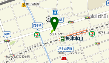 おたからや 神戸岡本店の地図画像