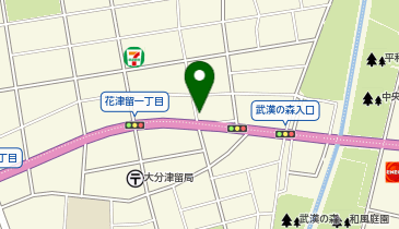 おたからや 花津留店の地図画像