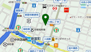 おたからや 新富町店の地図画像
