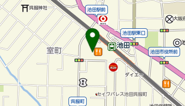 おたからや サンシティ池田店の地図画像