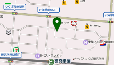 おたからや 研究学園駅前店の地図画像