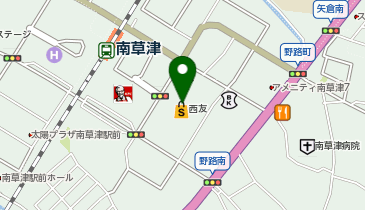 おたからや 西友南草津店の地図画像