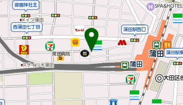 おたからや 蒲田西口本店の地図画像